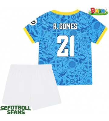 Wolves Rodrigo Gomes #21 Tredjeställ Barn 2025-26 Kortärmad (+ Korta byxor)